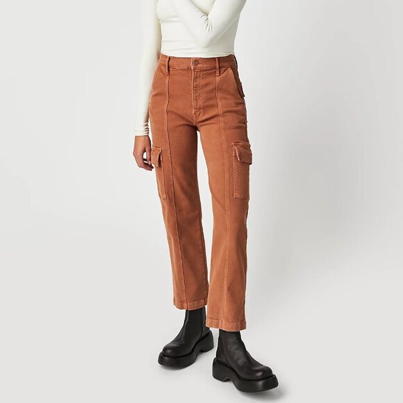 MOTHER Denim - MOTHER The Rambler Cargo Ankle Pants Glazed Ginger Size 32 NWT! $238